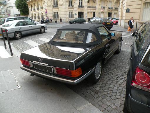 cabriolet mercedes, arrière